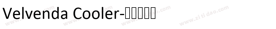 Velvenda Cooler字体转换